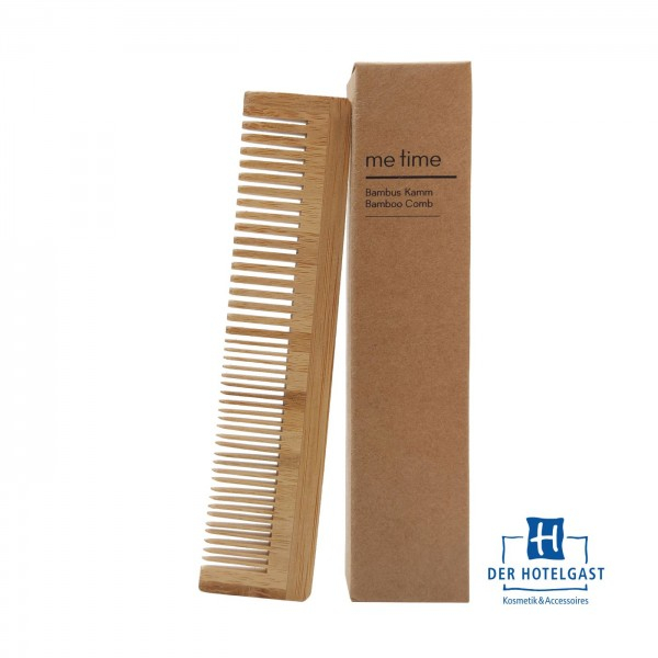 "me time" Kamm aus Bambus im Karton